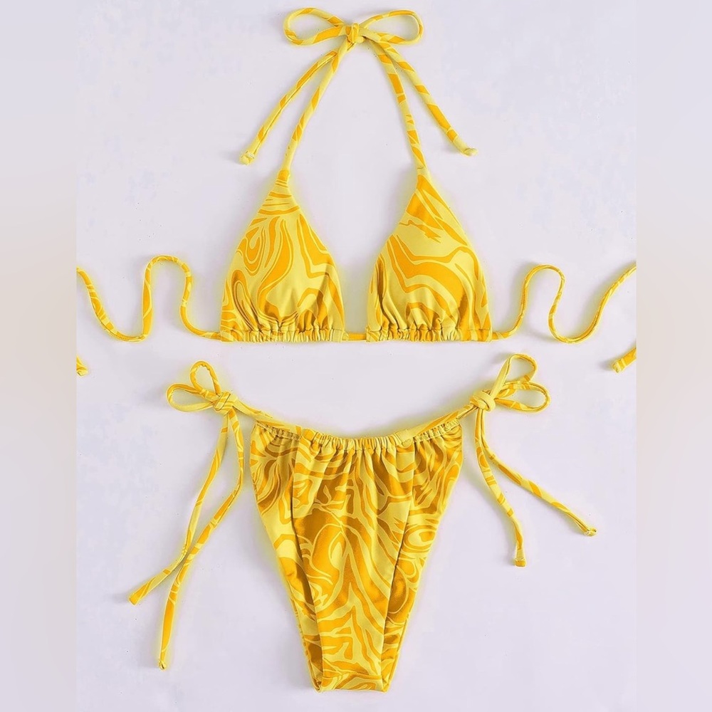 Psychedelic Pattern Bikini - image 1